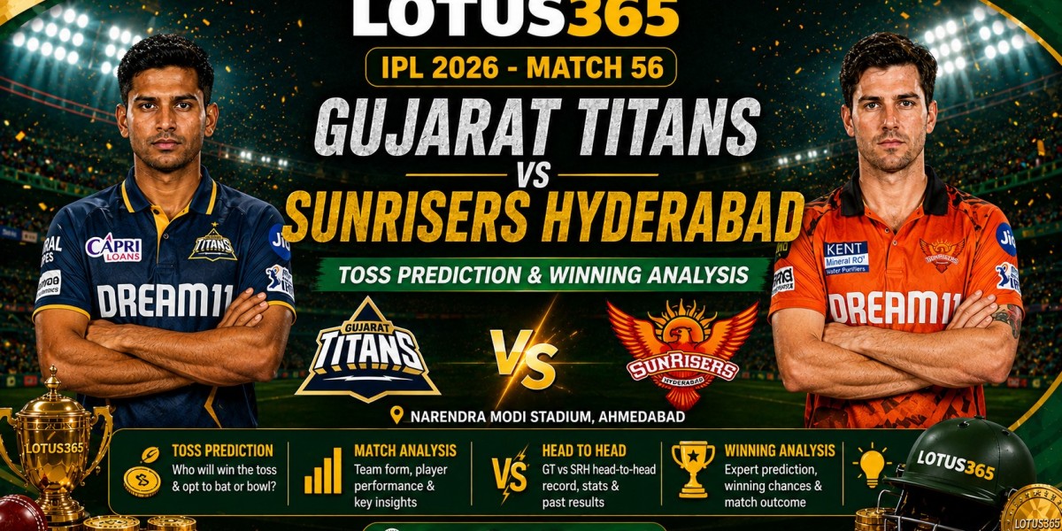 Lotus365 IPL Match 56: Gujarat Titans vs Sunrisers Hyderabad Toss Prediction & Winning Analysis