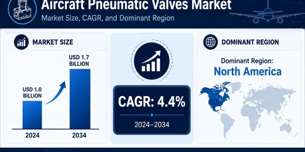 Aircraft Pneumatic Valves Market Forecast to Reach USD 1.7 Billion by 2034 Amid Fleet Expansion