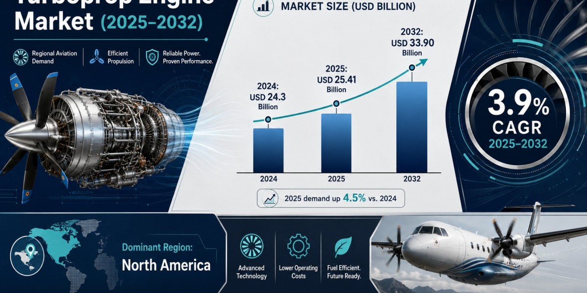 Turboprop Engine Market Outlook Signals USD 33.90 Billion Opportunity by 2032