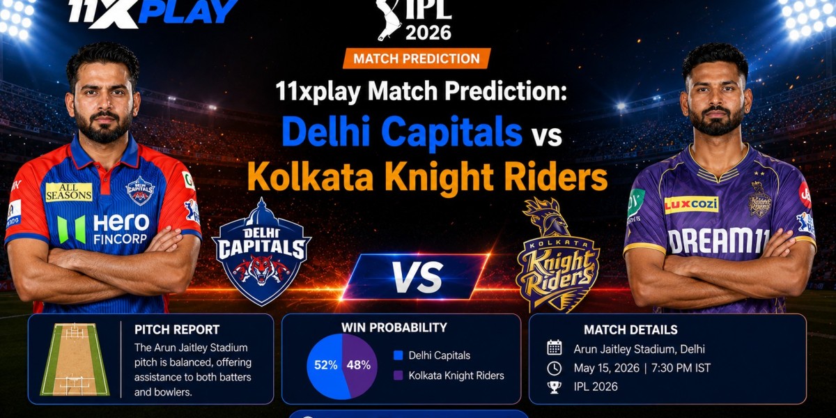 11xplay Match Prediction: Delhi Capitals vs Kolkata Knight Riders IPL 2026