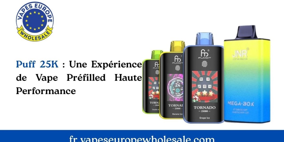 Puff 25K : Une Expérience de Vape Préfilled Haute Performance