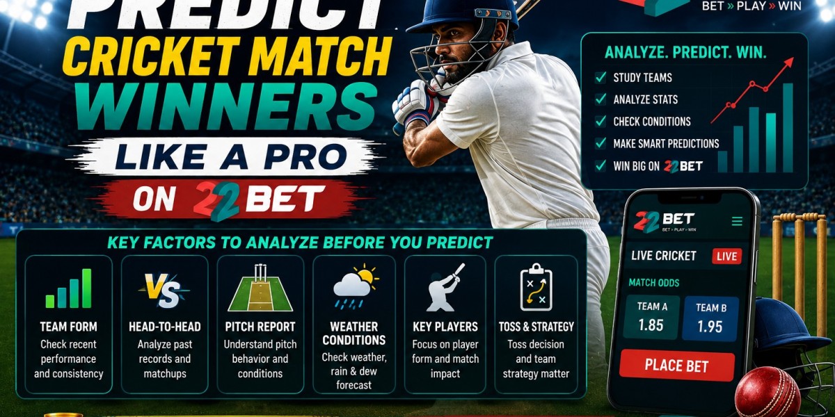 How to Predict Cricket Match Winners Like a Pro on 22Bet