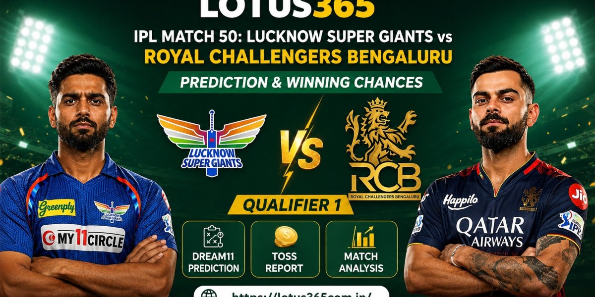 RCB vs GT Qualifier 1 IPL 2026: Dream11 Prediction, Toss Report & Match Analysis | Lotus365