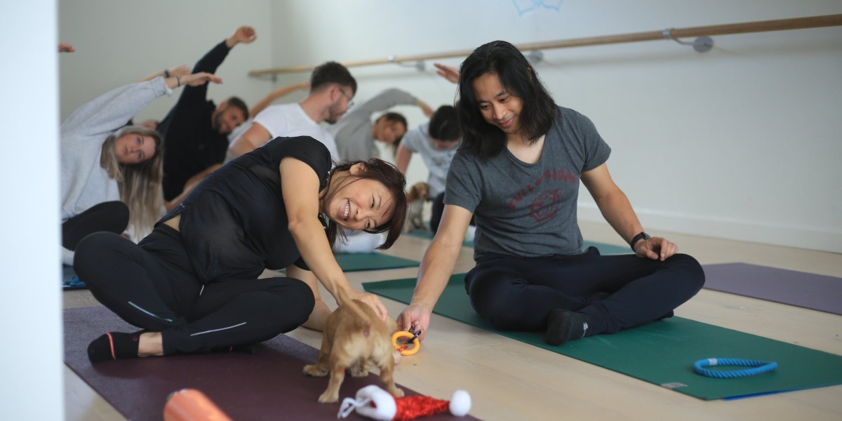 The London Yoga Class That Lets You Play With Puppies While You Downward Dog