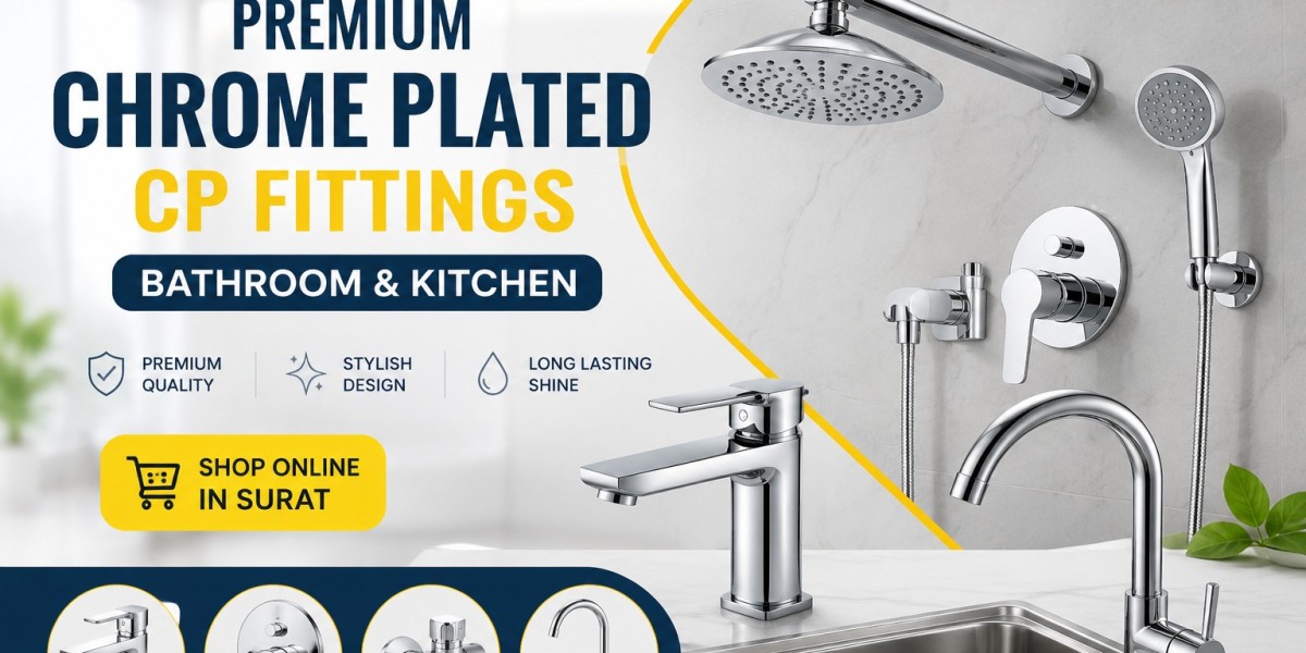 Premium Chrome Plated Bathroom & Kitchen CP Fittings Online in Surat