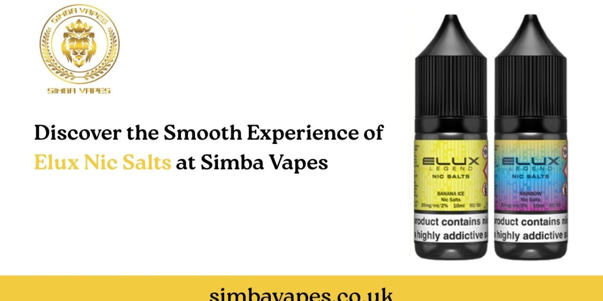 Discover the Smooth Experience of Elux Nic Salts at Simba Vapes