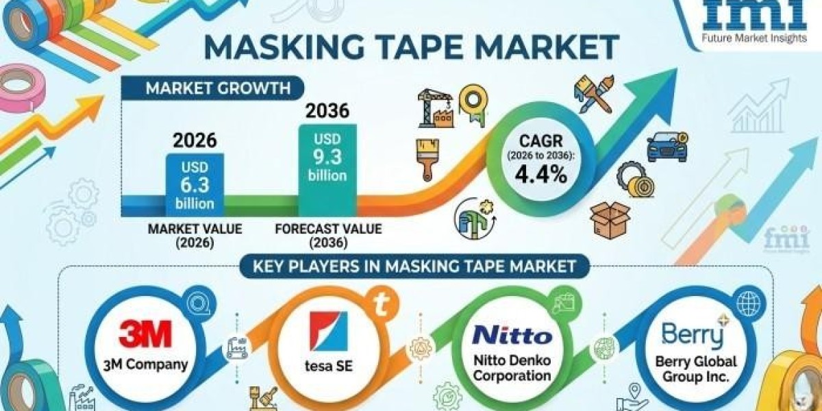 Masking Tape Market Benefits from Sustainable Adhesive and Backing Developments