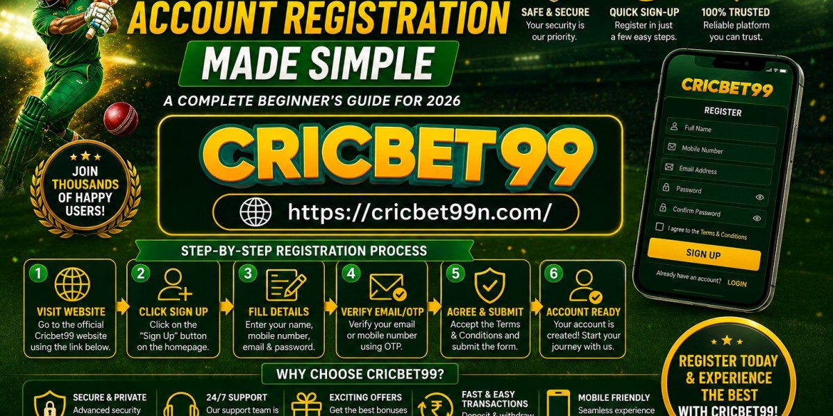 Cricbet99 Account Registration Made Simple: A Complete Beginner's Guide for 2026
