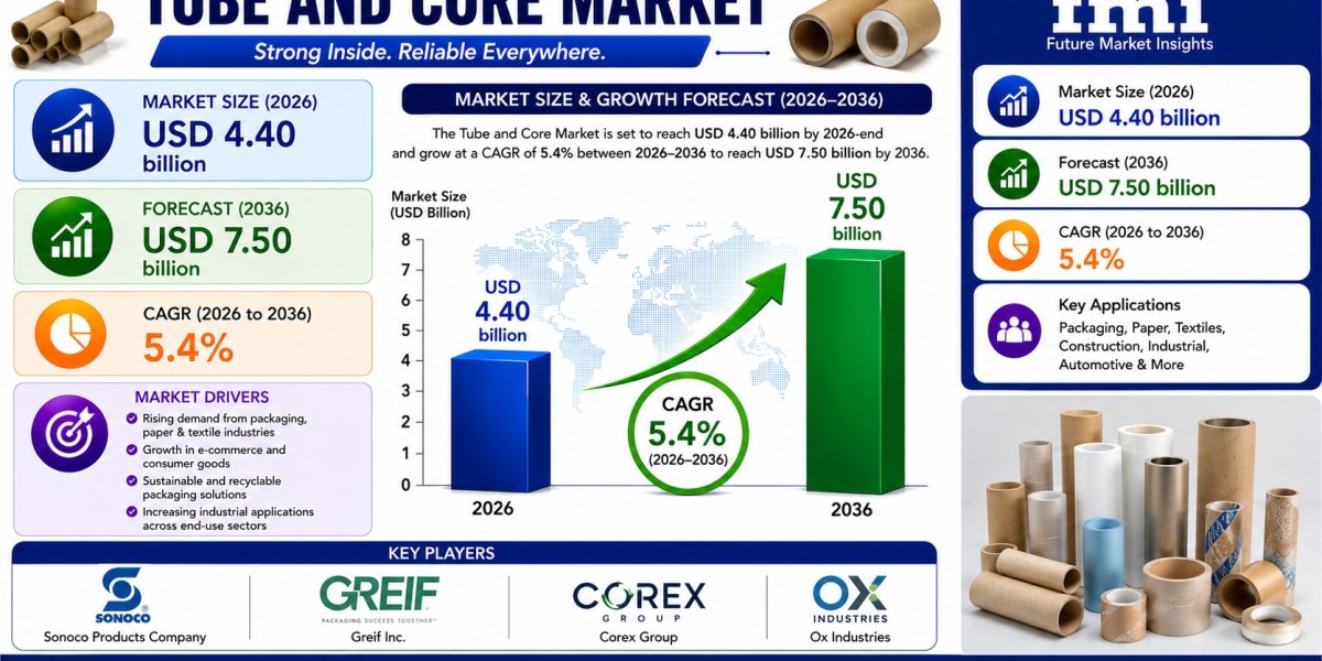 Tubes and Cores Market to Reach USD 7.50 Billion by 2036 as Textile and Fabric Production Continues to Rise