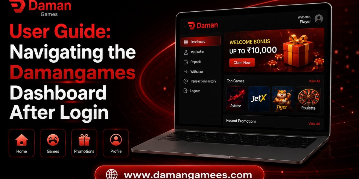 User Guide: Navigating the Damangames Dashboard After Login