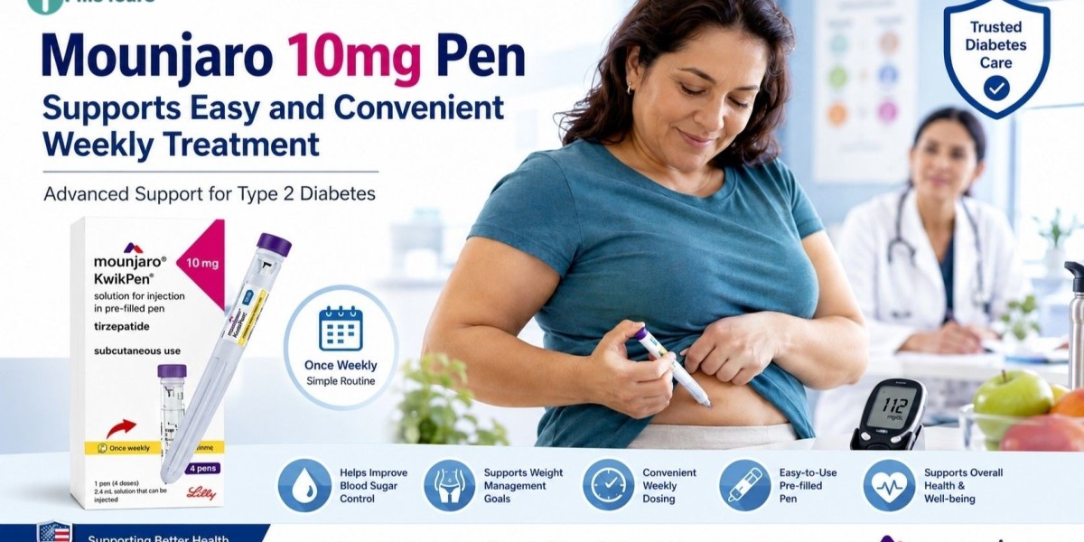 Mounjaro 10mg Pen Supports Easy and Convenient Weekly Treatment