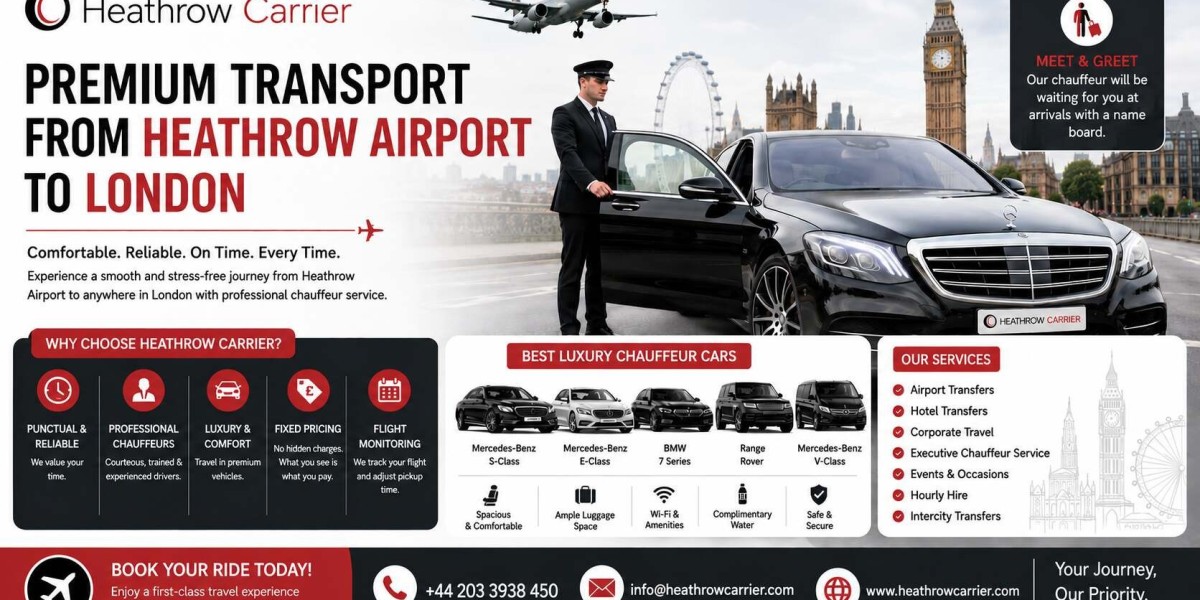 Premium Transport from Heathrow Airport to London with Heathrow Carrier