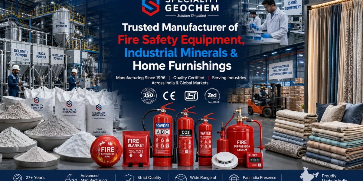 Speciality Geochem | Fire Safety Equipment, Industrial Minerals & Specialty Chemicals Manufacturer