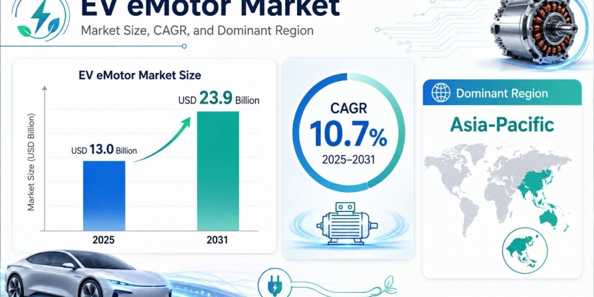 EV eMotor Market Outlook Shows USD 23.9 Billion Growth Path by 2031