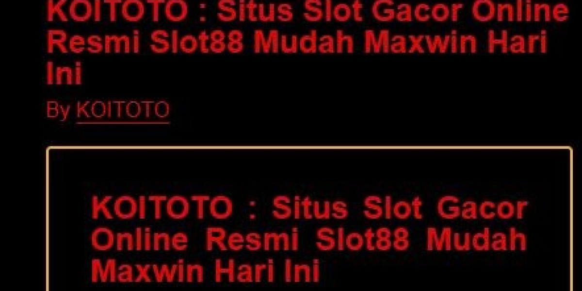 Slot Online and the Growth of Modern Digital Entertainment