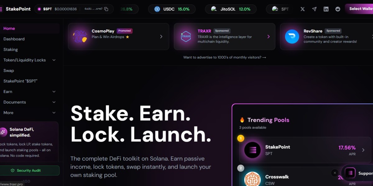 Solana Staking Pool Creator: A Complete Guide to Building and Managing Staking Pools
