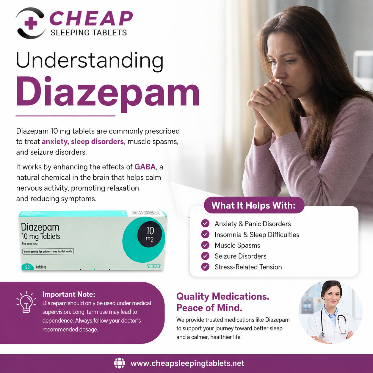 CSTablets Official - Diazepam Explained: A Trusted Medication for...