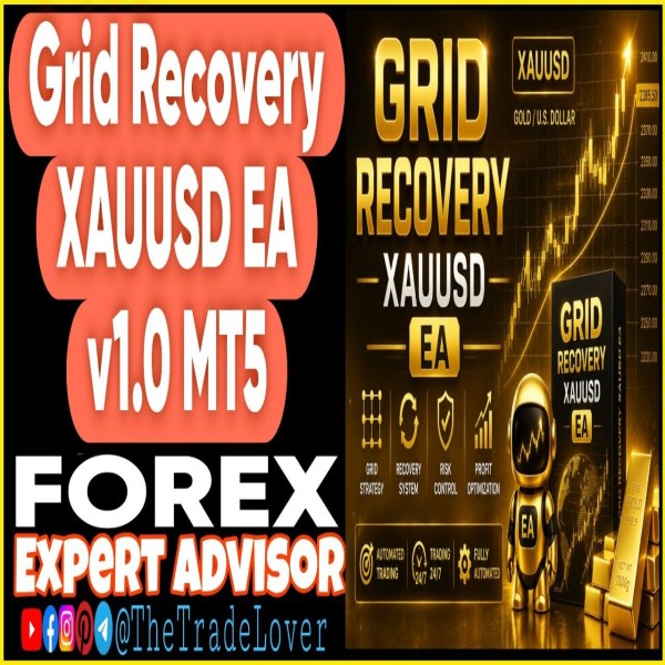 Grid Recovery XAUUSD EA v1.0 MT5 + Presets (Works on Build 5836) | Forex Robot | MT5 Expert Advisor - The Trade Lovers