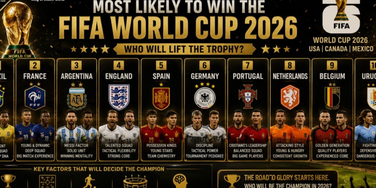 Top 10 Teams Most Likely to Win the FIFA World Cup 2026