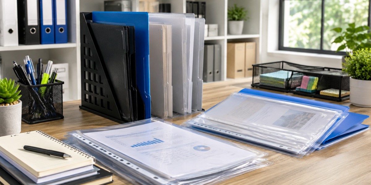 How to Choose Durable Plastic File Folders and Clear Document Sleeves for Efficient Office Filing Supplies