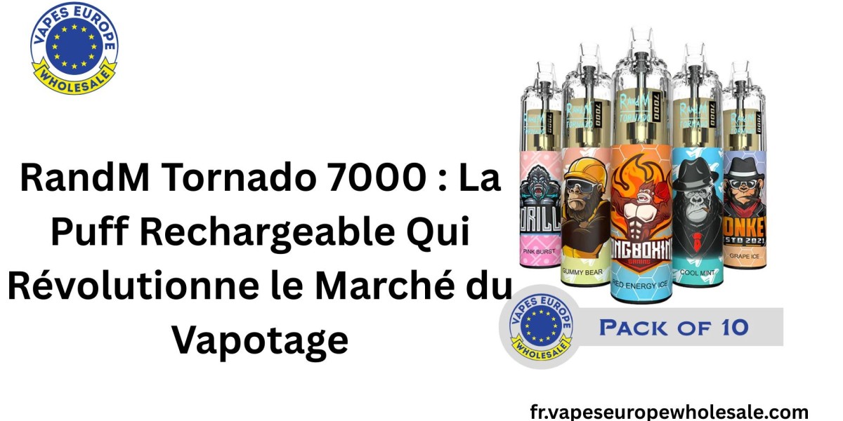 RandM Tornado 7000 : Une Référence Incontournable dans l’Univers des Puffs Rechargeables