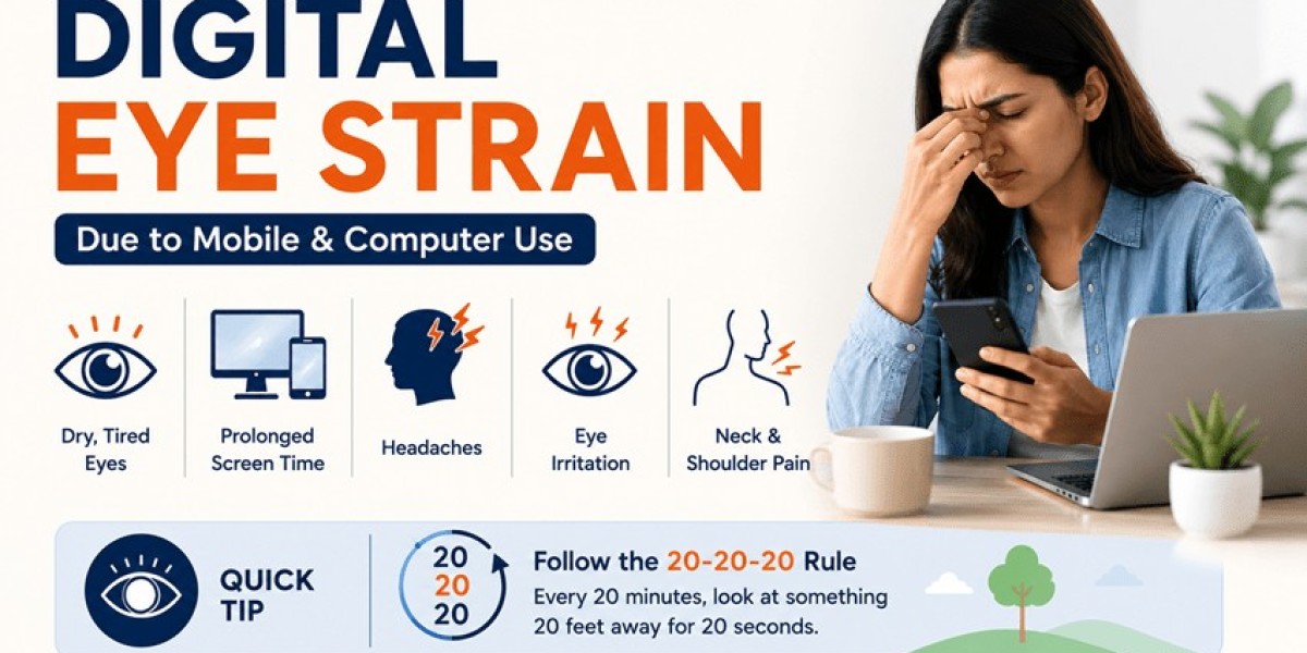 Digital Eye Strain Due to Mobile & Computer Use