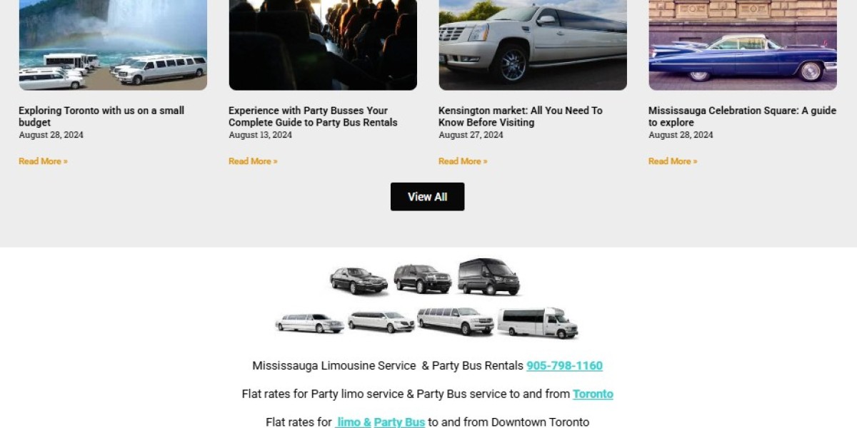 Elevate Every Journey with Mississauga Limousine Service, Airport Limos, Party Buses, and Wedding Transportation