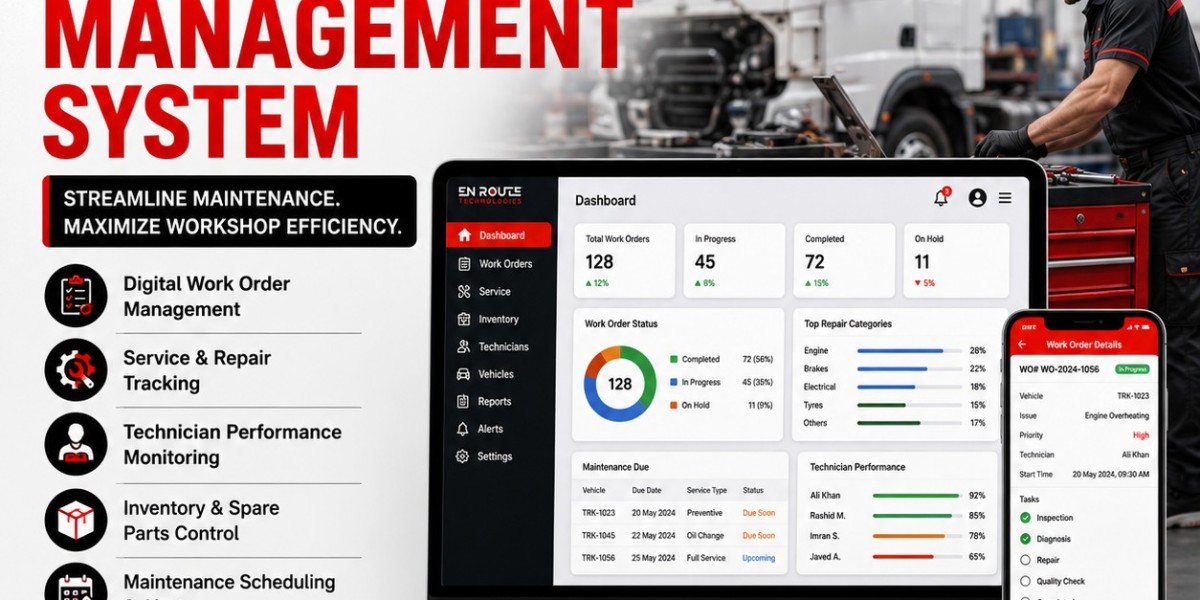 Driving Fleet Excellence with Smart GPS Tracking, Preventive Maintenance, and Digital Workshop Solutions