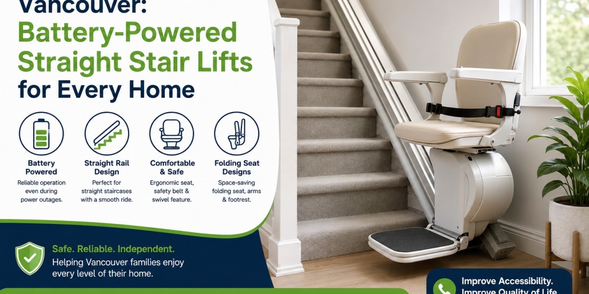 Home Accessibility Vancouver: Battery-Powered Straight Stair Lifts for Every Home
