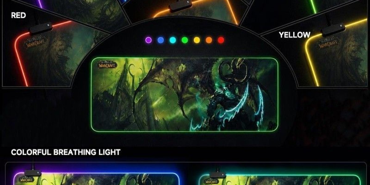 Immerse Yourself In Azeroth With The Illidan RGB Gaming Desk Mat