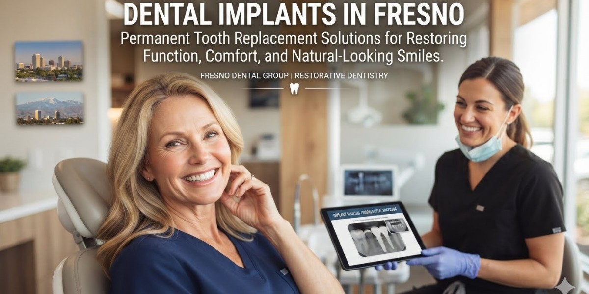 Dental Implants in Fresno: Permanent Tooth Replacement Solutions for Restoring Function, Comfort, and Natural Smiles