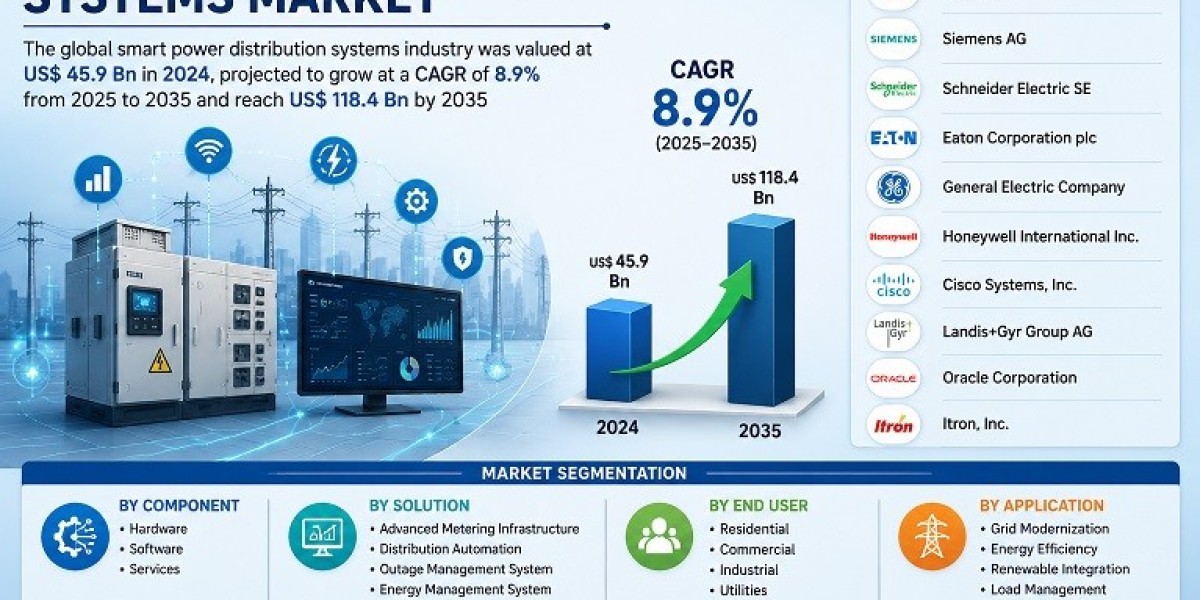 Smart Power Distribution Systems Market Gains Momentum Amid Increasing Demand for Reliable Power Networks