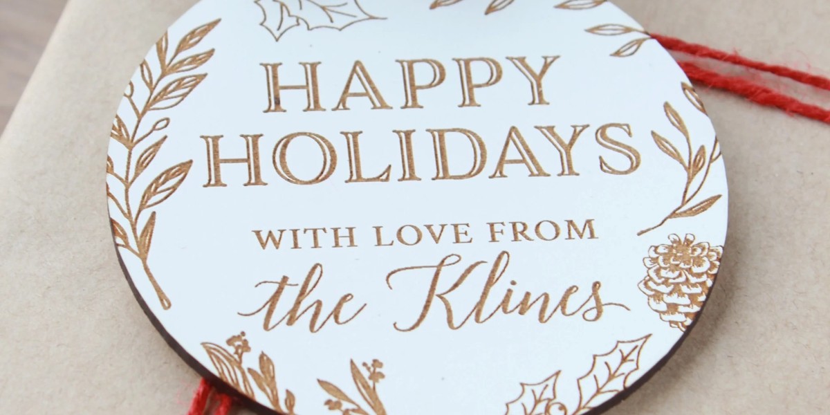 Custom Holiday Tags for Simple Seasonal Packaging