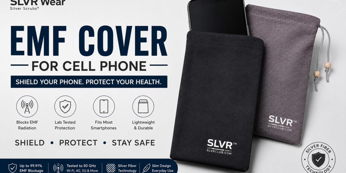 EMF Cover for Cell Phone | SLVR Wear Faraday Pouch