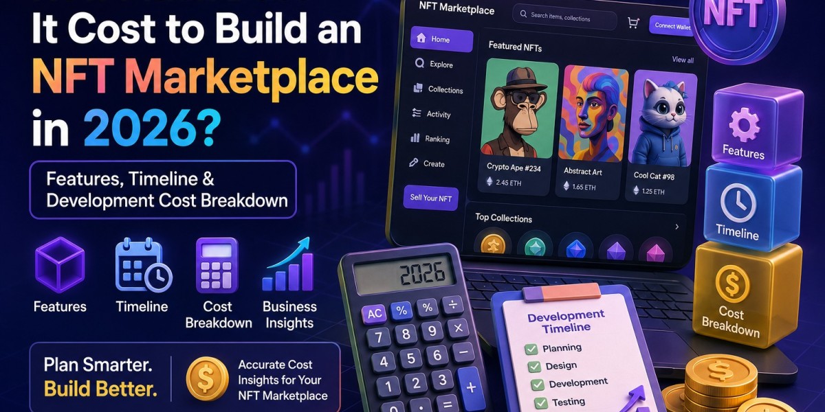 How Much Does It Cost to Build an NFT Marketplace in 2026? Features, Timeline & Development Cost Breakdown