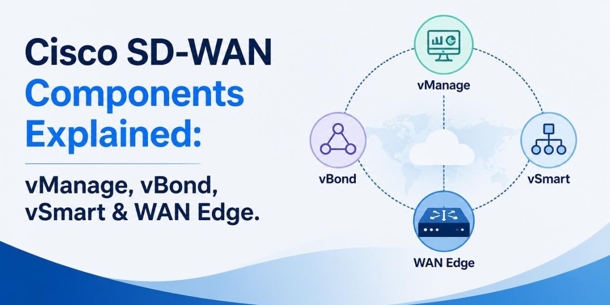 Cisco SD-WAN Components Explained: vManage, vBond, vSmart & WAN Edge