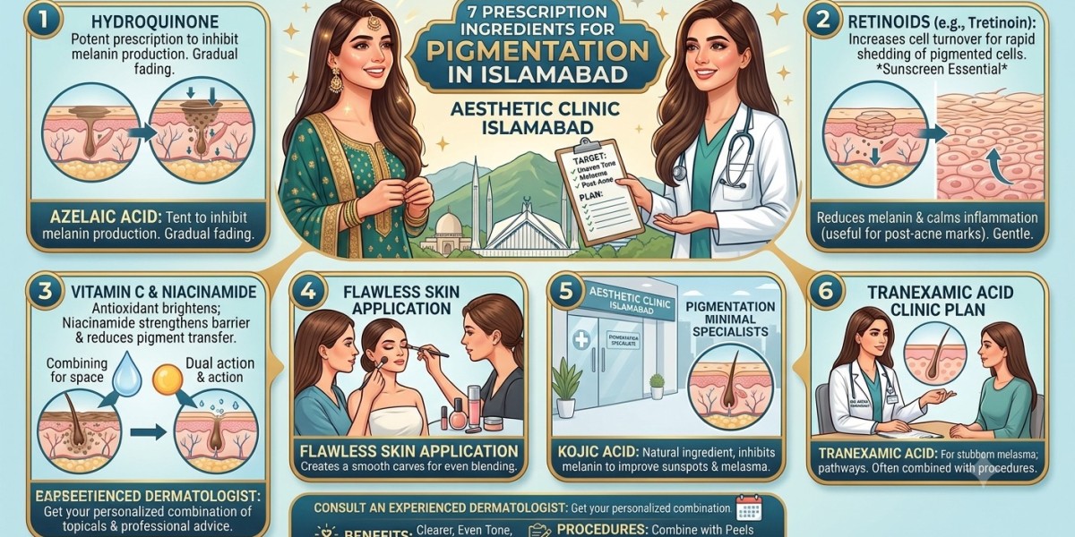 7 Topical Ingredients Dermatologists Prescribe for Pigmentation Treatment in Islamabad