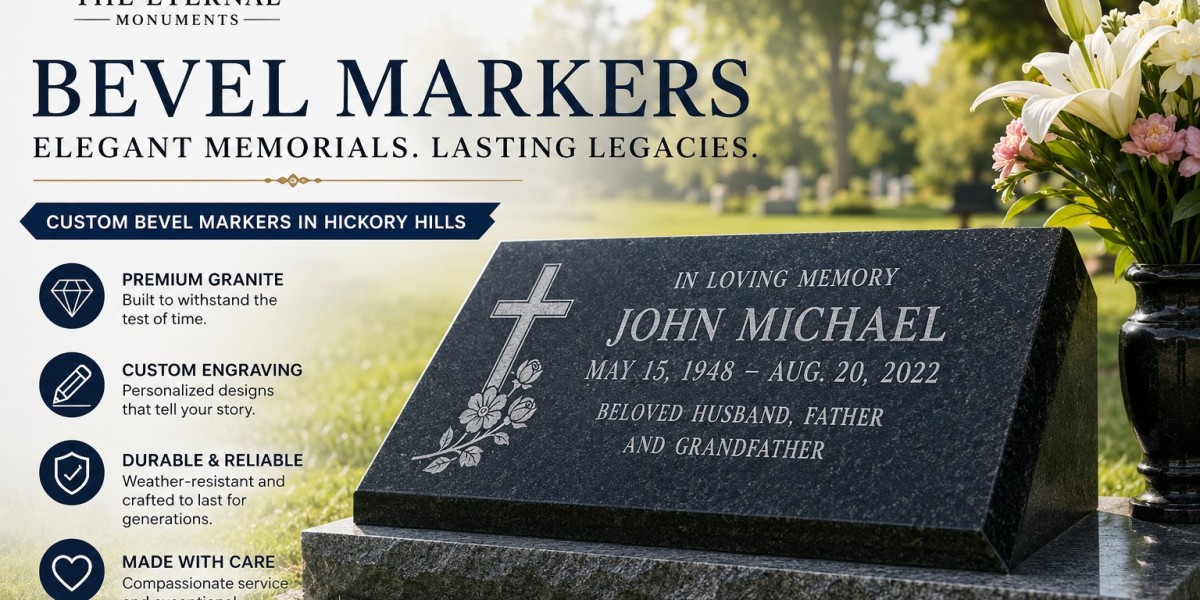 Bevel Markers in Hickory Hills – Elegant and Lasting Memorials by THE ETERNAL MONUMENTS